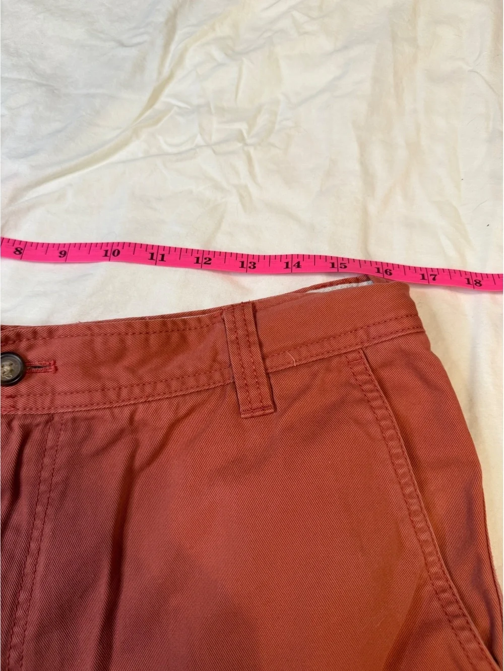 Izod Salmon Cotton Saltwater Chino 9in Shorts